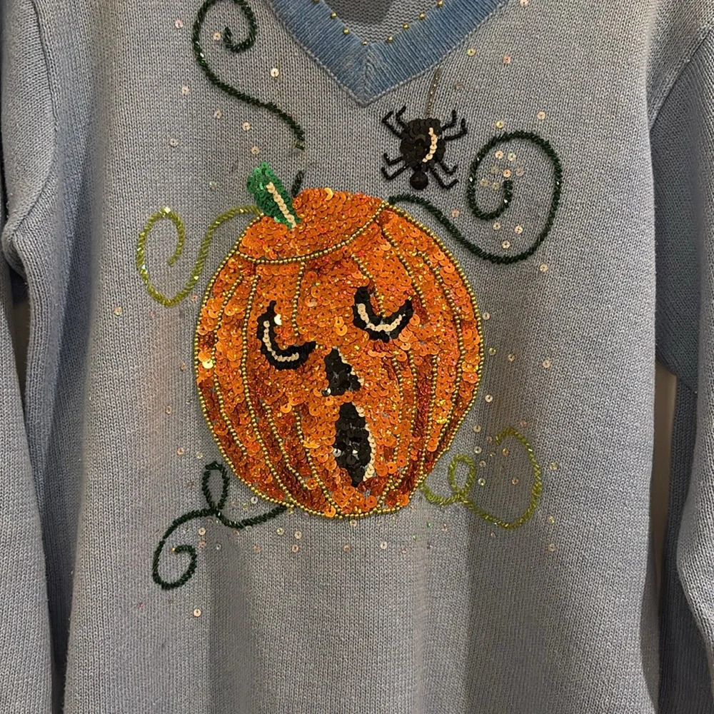 Halloween The Quacker Factory Sweater View 2